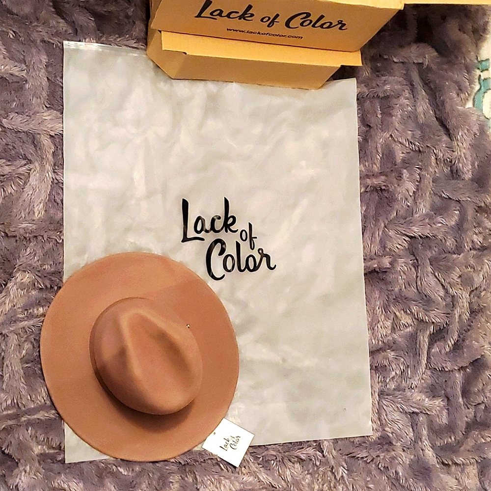 Designer 100% Wool Lack of Color BoHo Hat